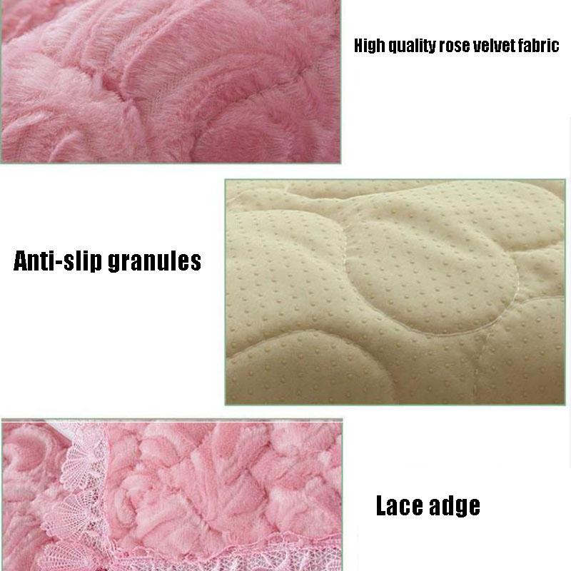 Thick Plush Bay Window Mat Modern Minimalist Non-slip Bedroom Tatami Balcony Mat Window Bench Mat