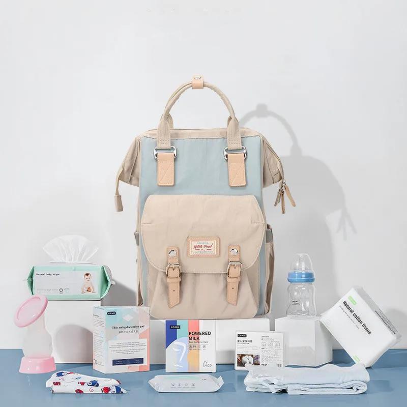 Mother Bag, Mother Bag, Mother and Baby Backpack, Female, Portable, Fashionable, Portable, Large-capacity, Multi-function Travel