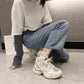 Women's Chunky Sneakers 2020 Women Platform Shoes Lace Up Breathable Air Vulcanize Shoes Women Female Trainers Dad Shoes