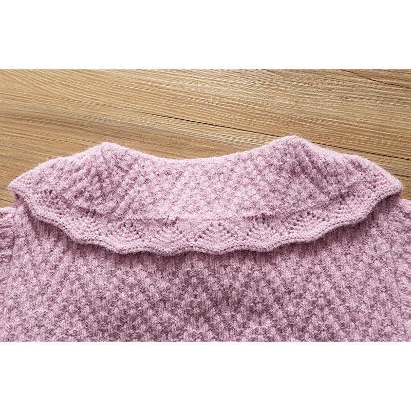 Girls' Sweater Autumn Winter Children's Pullover Sweater Foreign Baby Top Girls' Autumn Bottomed Shirt