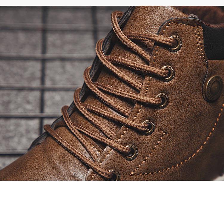 Autumn Winter Martin Boots Men Ankle Boots Casual Shoes Male Outdoor Tooling Shoes Desert Booties