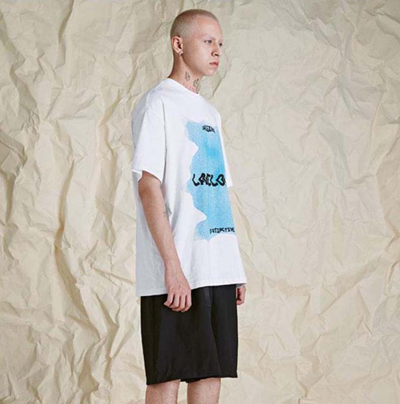 New Summer Hip-hop Dark Loose Cotton Short-sleeved T-shirt Men