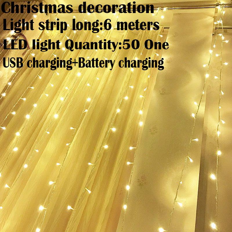 Bedroom decorative light  Christmas Lights USB charging Battery Light LED Light Outdoor LED light