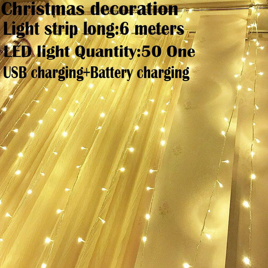 Bedroom decorative light  Christmas Lights USB charging Battery Light LED Light Outdoor LED light