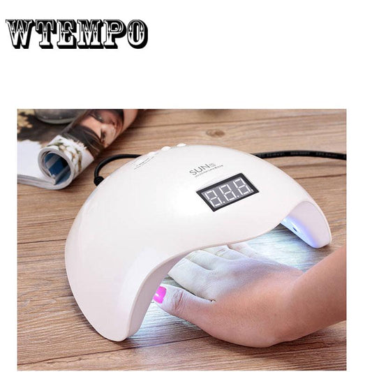 48w Nail Phototherapy Machine Dryer Quickdrying Led Nail Lamp Beginner Shop Induction Nail Lamp SUN5