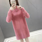 Women Oversized Knitted Sweater Batwing Sleeve Pullover Loose Outwear Tops