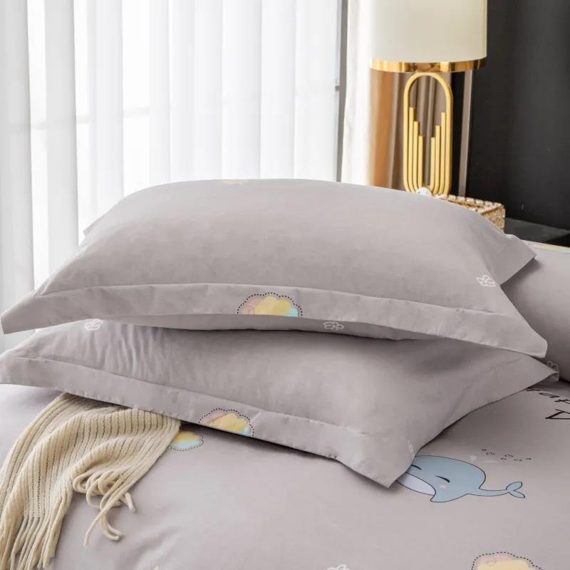 A Pair of Cotton Padded Pillowcase Double Pillowcase 48cmx74cm Bedding