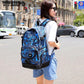 Backpack Student School Bag Fashion Backpack Summer Travel Backpack Canvas Male Middle School Student School Bag Large-capacity Backpack