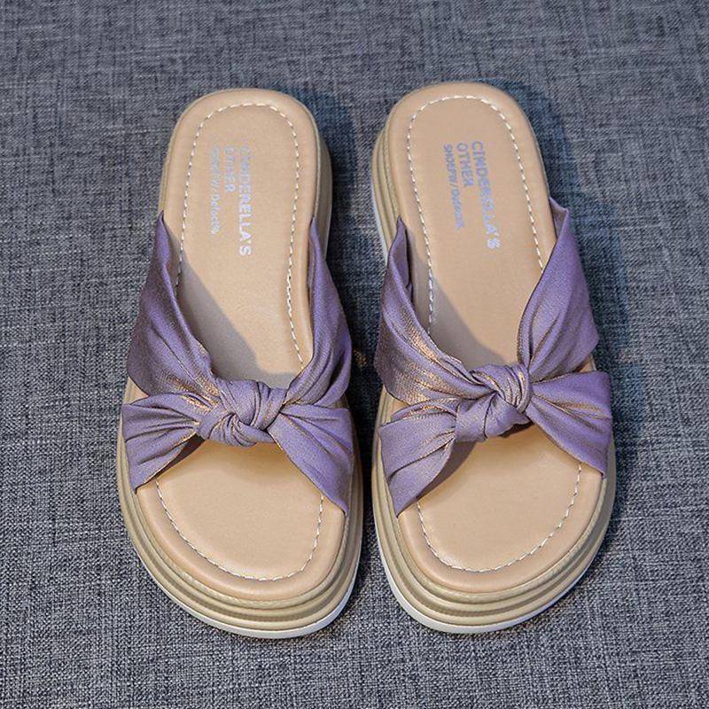 Thick-soled Slippers Women's Summer Wear Non-slip Slippers Increase Girls' Sandals and Slippers