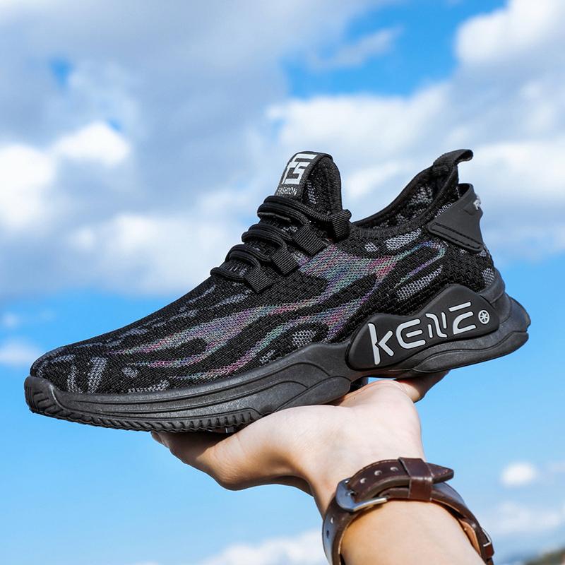 Spring Men's Sports Casual Shoes Breathable and Comfortable Men's Shoes Trendy Fashion Running Shoes