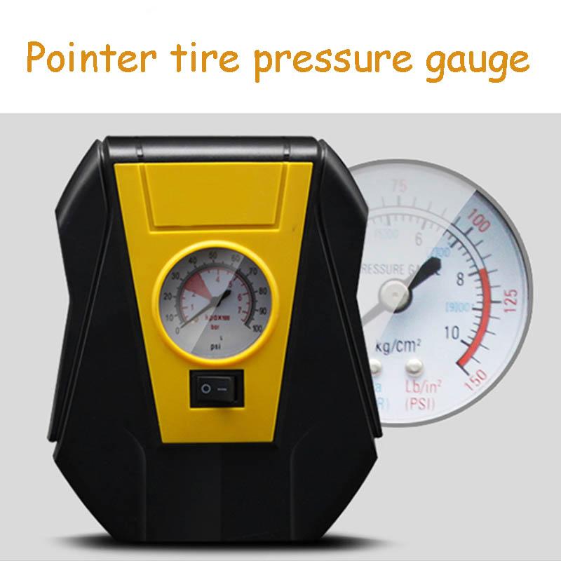 Car Inflatable Pump 12V Electric Portable Emergency Tire Inflatable Pump Small Fast Inflatable Multi-function Universal Automobile Reinforcing Pump