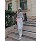 Jeans Women Korean High Waist Street Embroidery Street Wide Leg Pants Jeans for Women High Waisted Jeans Hip Hop Drag Sister Fried Street Pants