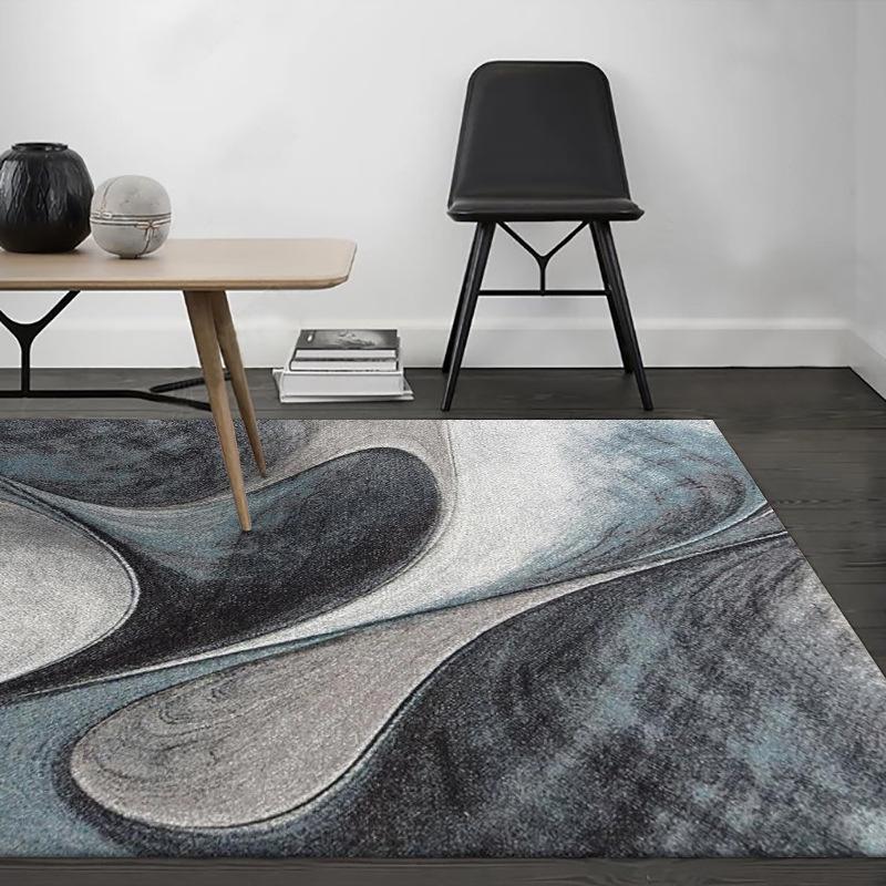 Nordic Modern Minimalist Carpet Irregular Abstract Living Room Carpet Bedroom Kitchen Bedside Non-slip Carpet Floor Mat