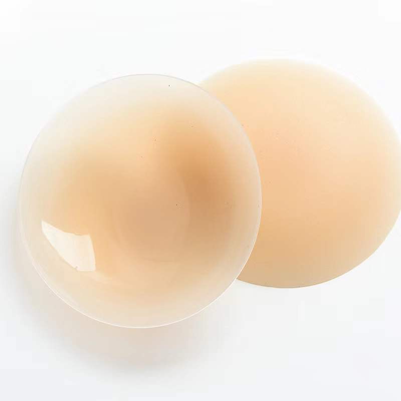 Women's Solid Silicone Nipple Patch Breathable Areola Patch Invisible Breast Patch Waterproof Sweatproof Insert Breast Pads Push Up Bra Pads Underwear