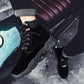 Autumn and Winter Men's Martin Boots Warm Working Boots Lace Up Men's Combat Boots High Top Shoes