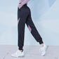 Sports Trousers Women's Spring and Summer Running Training Close-up Trousers Loose and Thin High-waist Yoga Pants
