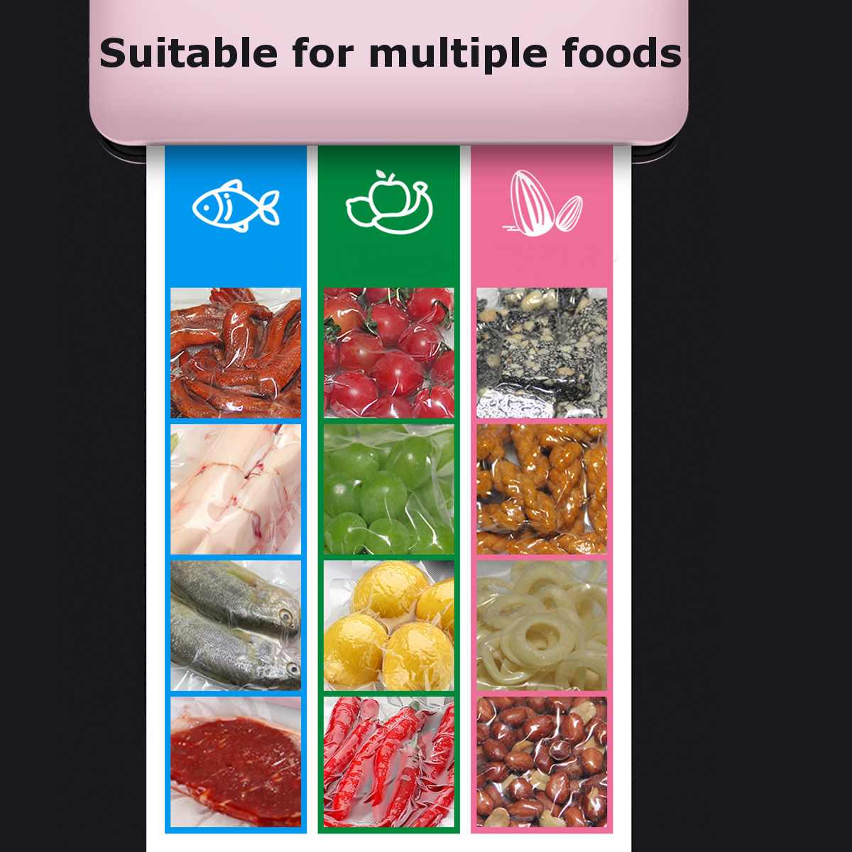 Vacuum Preservation Machine Vegetable Food Packaging Machine Household Sealing Machine Small Plastic Bag Plastic Sealing Machine