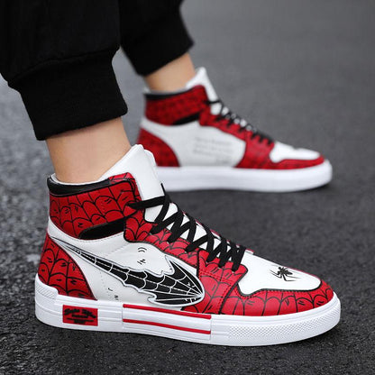 Wild running sports shoes trend large size men's shoes board shoes men's high-top shoes trend