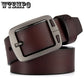 Belt 1pcs 120*3.8cm 100% Genuine Leather Belts for Men Strap Pin Buckle Jeans