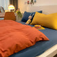 Girl Heart Ins Wind Bed Four-piece Naked Sleeping Washed Cotton Student Dormitory Quilt Cover Sheet Fresh Nordic 4 Pieces