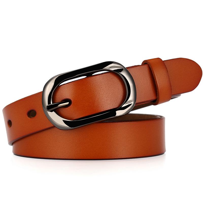 Belt black pin buckle fashion adult casual belt unisex