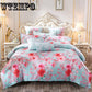 Bedding Set Plant Flowers Fashion Patterns Bed Sheet Quilt Cover Pillowcase