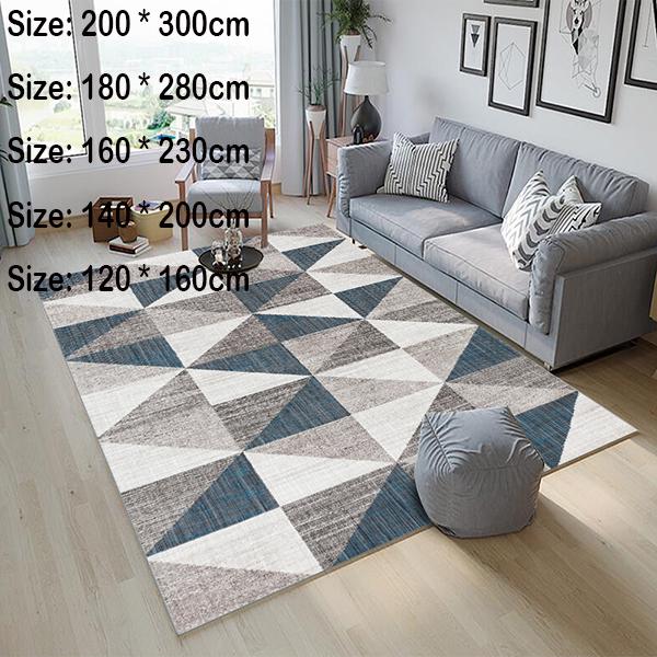 European-style carpet living room sofa coffee table blanket bedroom bedside carpet non-slip mat