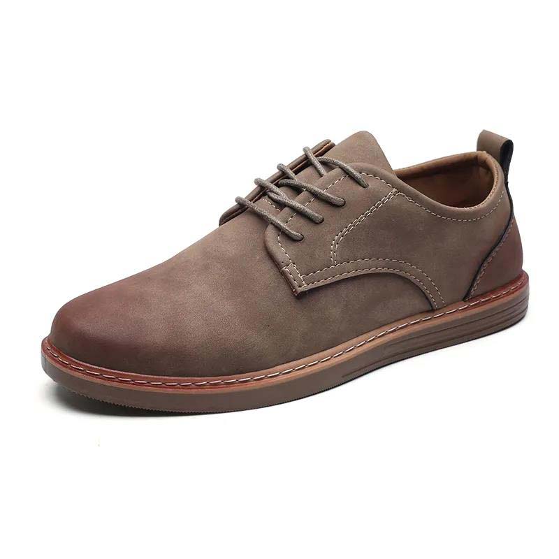 Spring and Autumn Casual Shoes Low Heel Small Leather Shoes Breathable Comfortable Men's Loafers