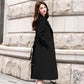 Lining Windbreaker Women's Mid-length 2021 Spring and Autumn Drape Coat Women's Long Over-the-knee Coat