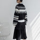 Vintage  Printed Sweater Women Bottoming Sweater Loose Casual Knit Pullover Sweater Autumn Winter