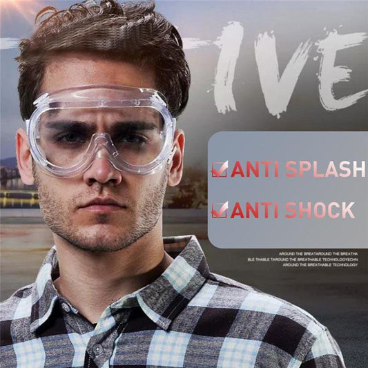 Anti-fog spray goggles fully enclosed labor protection men and women windproof glasses shock riding