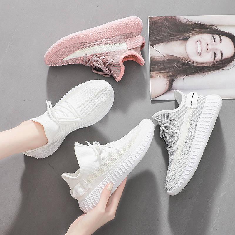 Chameleon Coconut Shoes Women's Sports Summer Breathable Ins Tide Baby Breath White Running Shoes