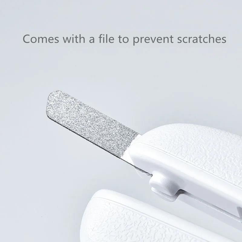 Cat Nail Clippers Dog Nail Trimmers Pet Cat Nail Care LED Lamp Nail Cutter Pet Nail Grooming Scissors for Small Cat Claw Clippers Pet Supplies