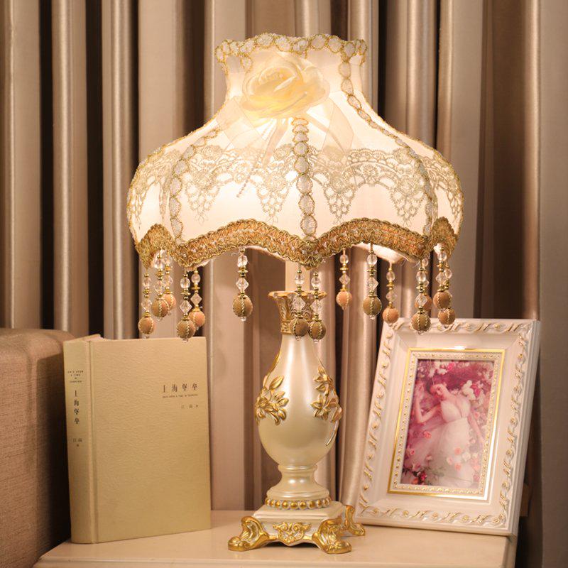 European Bedroom Bedside Lamp Stylish Creative Warm Table Lamp Modern Living Room Table Lamps