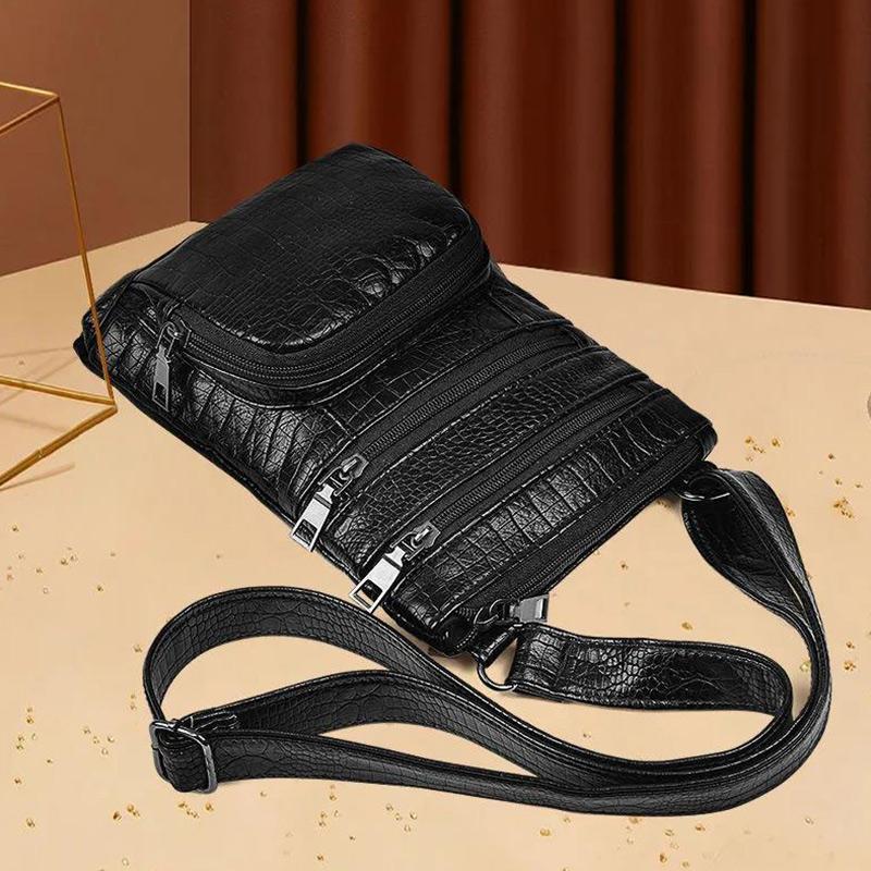 Mobile Phone Bag Female Messenger Mini Small Bag Wild Coin Purse Fashion Soft Leather Shoulder Bag