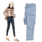 Large Size Casual Skinny Pencil Pants Female High Waist Wild Self-cultivation Stretch Ladies Jeans
