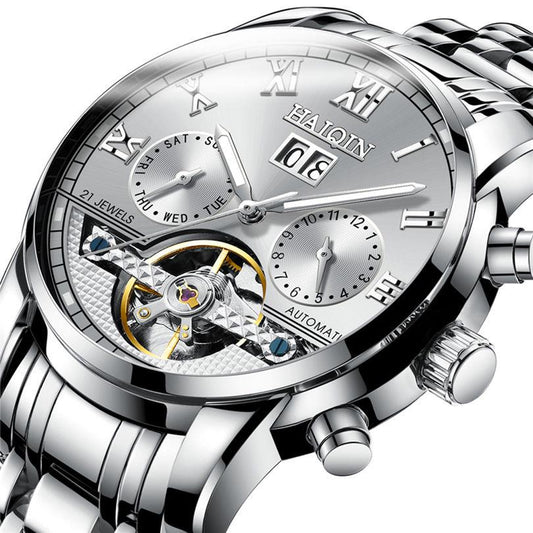 Mens Self Wind Wristwatch Man Mechanical Watches Automatic Watch Male Clock