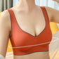 Latex Underwear Women's Seamless and Rimless Sports Gather Vest Type To Prevent Breast Sagging Underwear Light and Breathable
