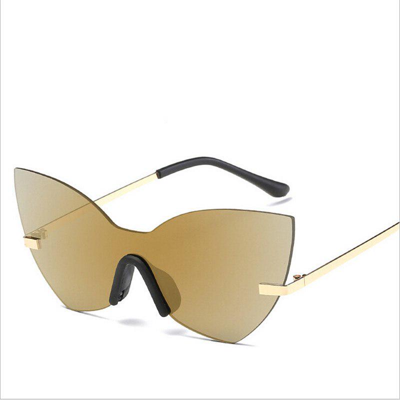 WTEMPO Fashion Women's Men's Sunglasses Retro Colorful One-piece Sun Glasses For Men And Women Whole