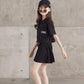Children's Suit Summer Thin Embroidery Letter T-shirt Shorts Loose Solid Color Casual Sport Swear Two Piece Set
