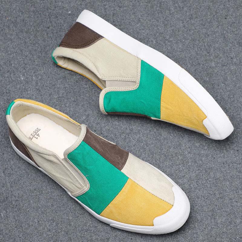 Plus Size 38-44 Summer Men Canvas Sneakers Comfortable Running Basketball Shoes Breathable Shockproof Non-slip Shoes