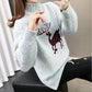 Winter Casual Simple Sweater Long-sleeved Pullover Knit Bottoming Shirt Young Women's Top