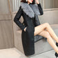 Winter Women's Coat Keep Warm with Fur Fox Collars Slim Female Leather Jacket  Plus Size Overcoat