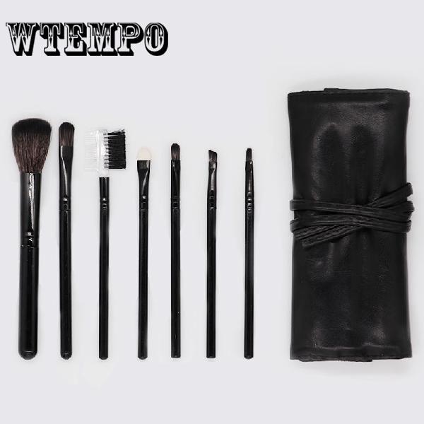 12Pcs Professional Eyes Makeup Brushes Set Wood Handle Eyeliner Blending Powder Smudge Brush
