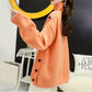 Autumn Winter Thick Warm Turtleneck  Sweater Women Casual Loose Button Knit Sweater Base or Outer Wear