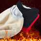 2pcs/set Women Fleece Liner Sweatshirt Tracksuit  Winter Casual Loose Jumper Plus Size  Outfits  Outwear