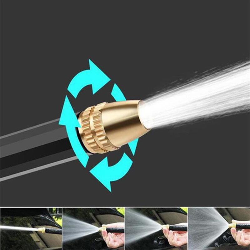 High Pressure Water Gun Set Car Wash Gun and 15m Hose Household Gardening Portable Watering Gun Watering Tool