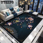 3D Household Yoga Rug Mat Retro Chinese Style Carpets Living Room Bedroom Study Bedside Carpet Decor