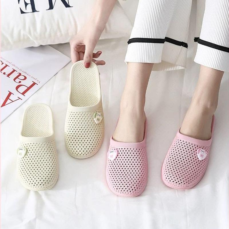 Summer Home Baotou Hole Shoes for Indoor and Outdoor Wear Non-slip Bathroom Shoes Household Sandals and Slippers
