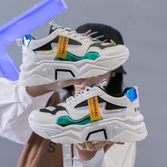 Daddy shoes net shoes female ins sports shoes female students small white shoes female running shoes